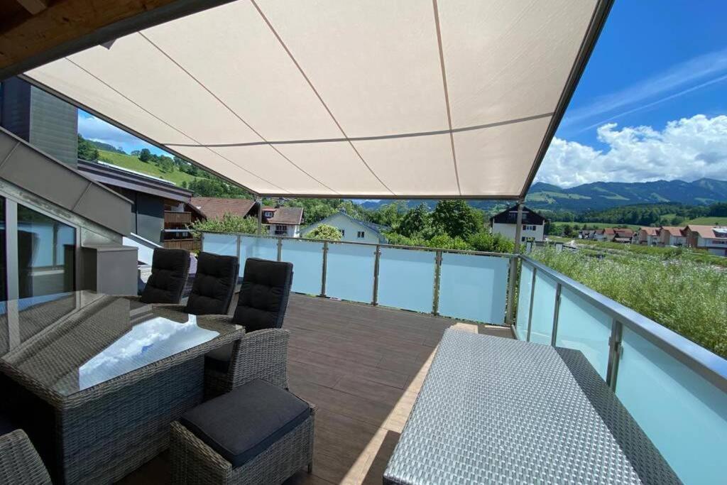 Bergfux Ferienhaus - Hochwertige Ausstattung ซอนโทเฟิน ภายนอก รูปภาพ